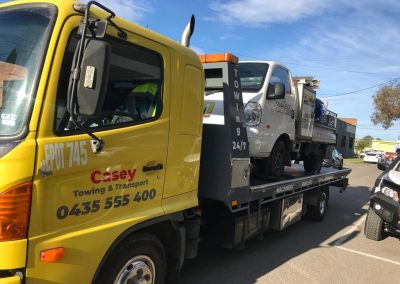 towing a small ute