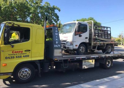 One of our truck towing projects in Melbourne