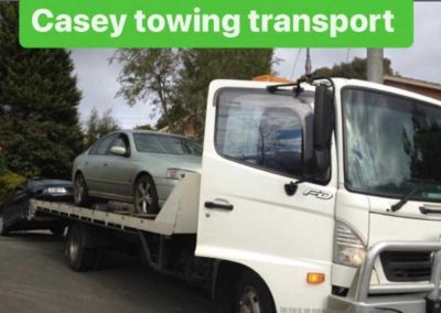 Recent car towing project in Casey, Victoria
